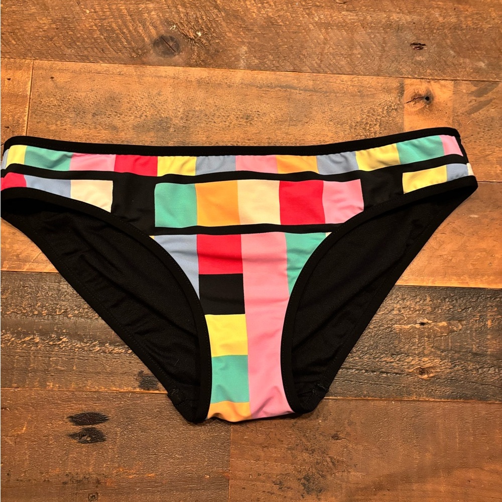 NEW! Seafolly Australia Colorblock Bikini Bottom